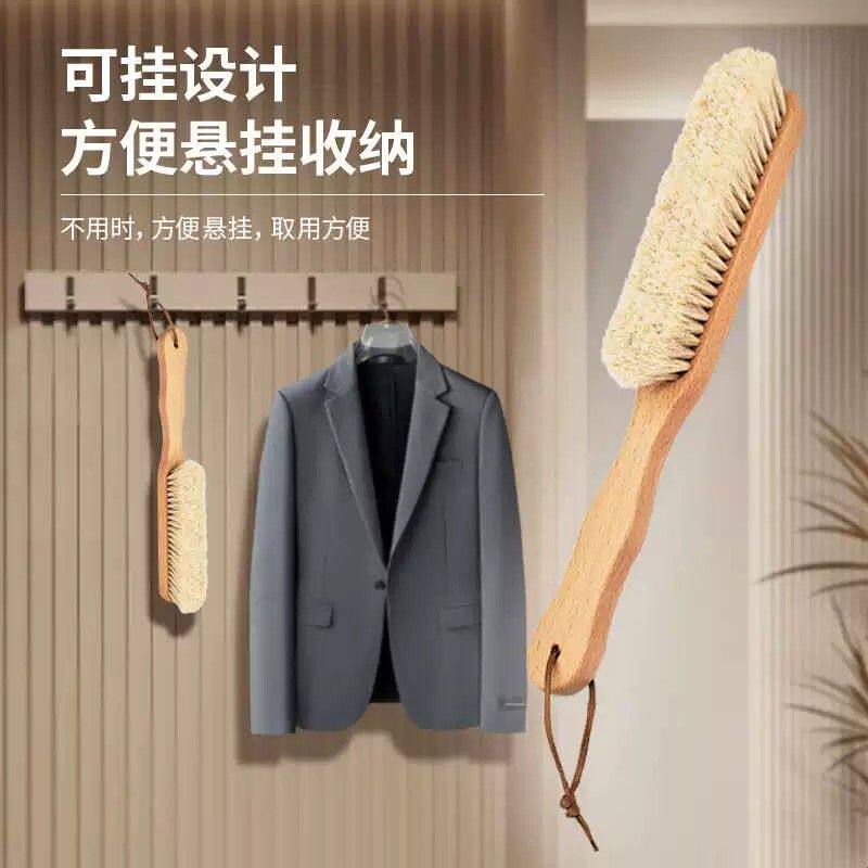 家用长柄防滑马毛刷沙发地毯清洁刷窗刷除尘刷软毛刷扫床神器床刷