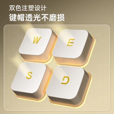 狼途静音无线键盘鼠标套装有线打字专用手感好电脑游戏男女生办公