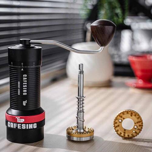 CafeSing虎鲸鬼齿咖啡手磨ORCA手冲磨豆机手摇快拆刀盘手动研磨器
