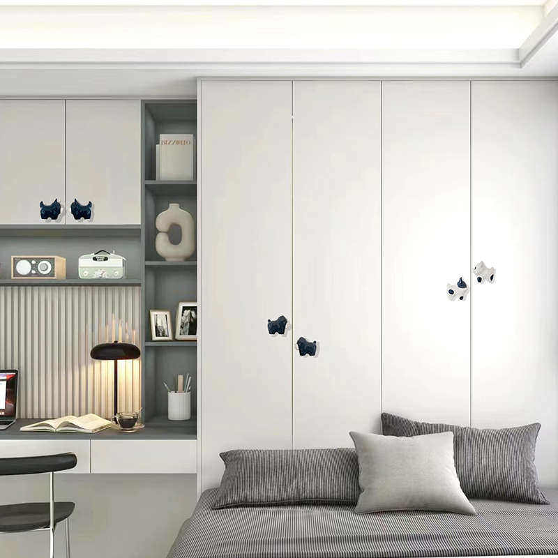 可爱猫咪狗狗衣柜拉手儿童房柜门抽屉床柜书桌鞋柜单孔把手免打孔,基础建材,小拉手,淘宝优惠券,粉丝福利购,淘宝优惠卷