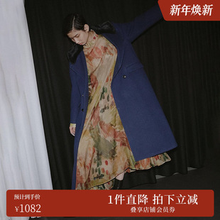 AMERI秋冬UNDRESSED系列毛领宽松简约CHIC长大衣02120740190