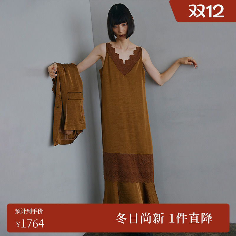 AMERI蕾丝连衣裙西装夹克套装