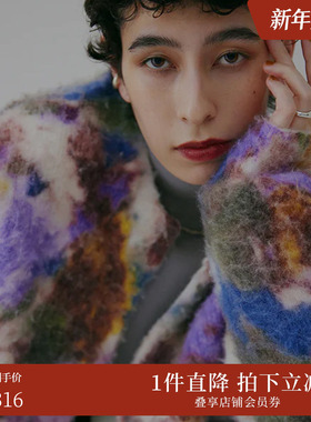 【ins博主同款】AMERI 冬 UND系列针织开襟毛衣0224201620600