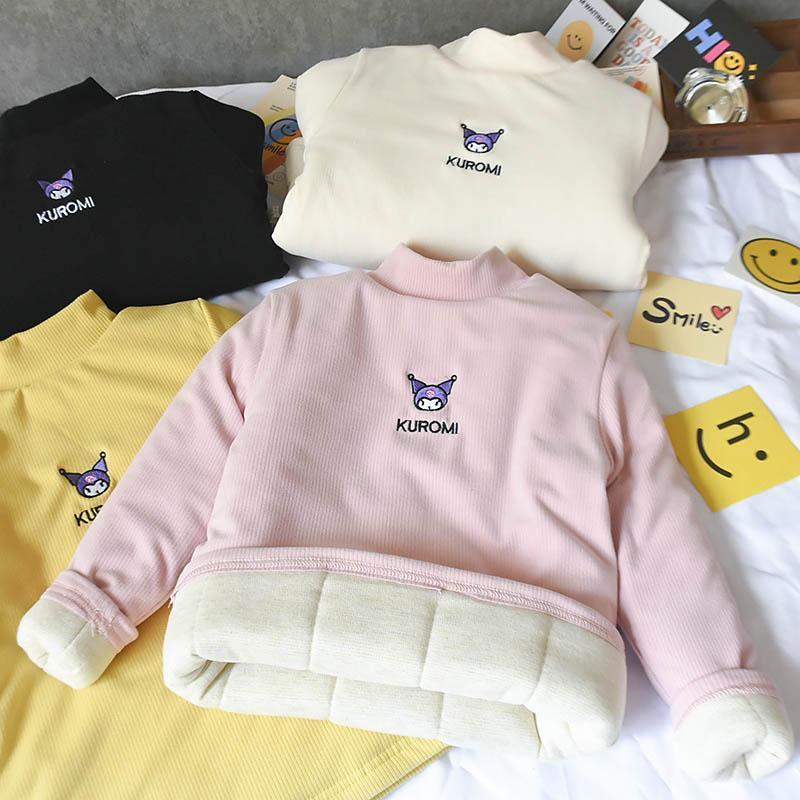 中大童女童宝宝儿童蚕丝棉夹棉加厚保暖上衣库套头棉衣内胆卫衣潮