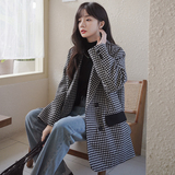 大货格子西装外套973-P120-K178，女装毛呢外套，HH服饰
