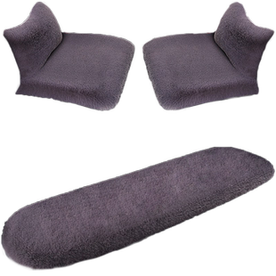 北汽EC5/3/200/180专用汽车坐垫冬季毛绒座垫座椅套加热垫三件套