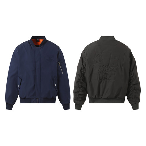 AU8OFCLUB 美式复古cleanfit解构设计感棉服男女宽松百搭棉衣外套