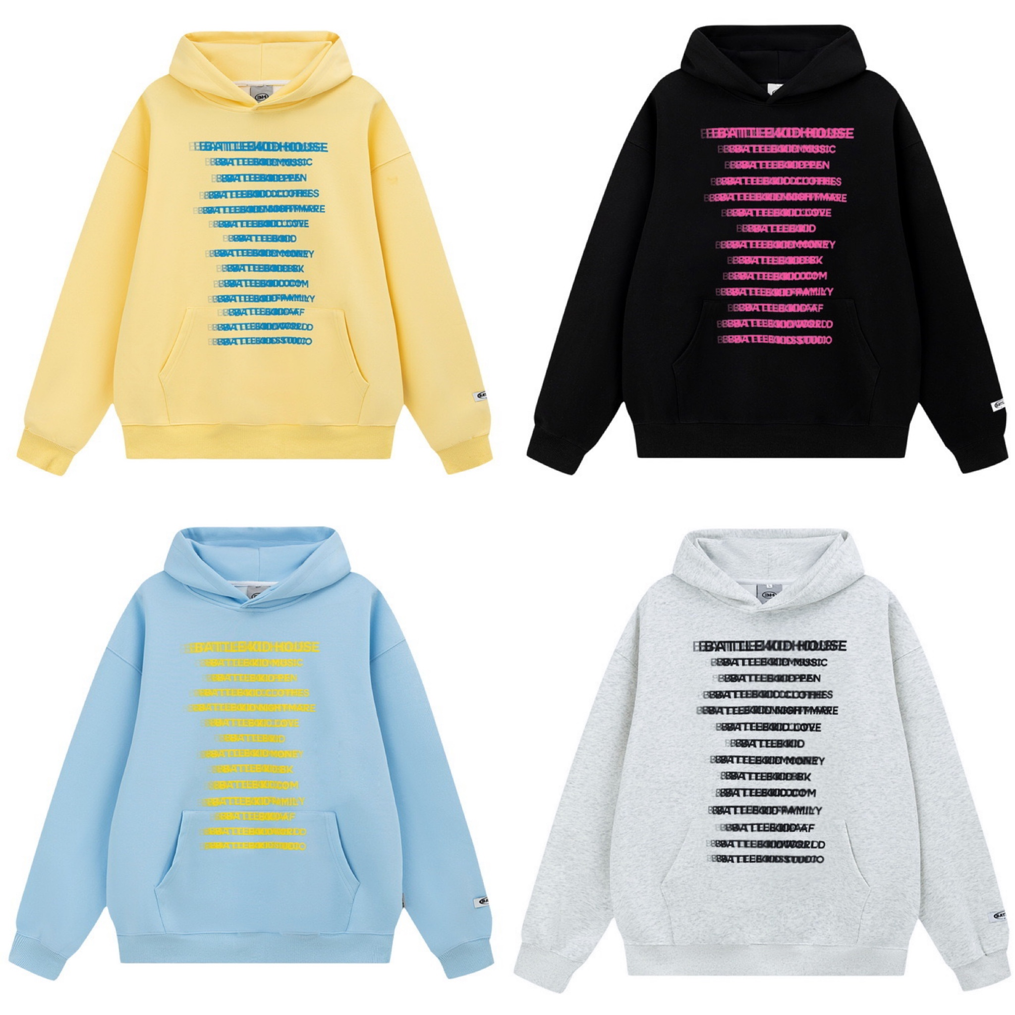 AU8OFCLUB美式高街字母印花连帽卫衣男女秋 冬嘻哈潮牌嘻哈帽衫