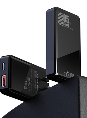 Skull & Co. 65W氮化镓充电器 skullco骷髅雾鸦savage raven type C+A双口快充适用于SWITCH2/SD/ROG ALLY