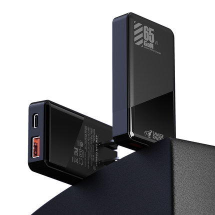 Skull & Co. 65W氮化镓充电器 skullco骷髅雾鸦savage raven type C+A双口快充适用于SWITCH2/SD/ROG ALLY