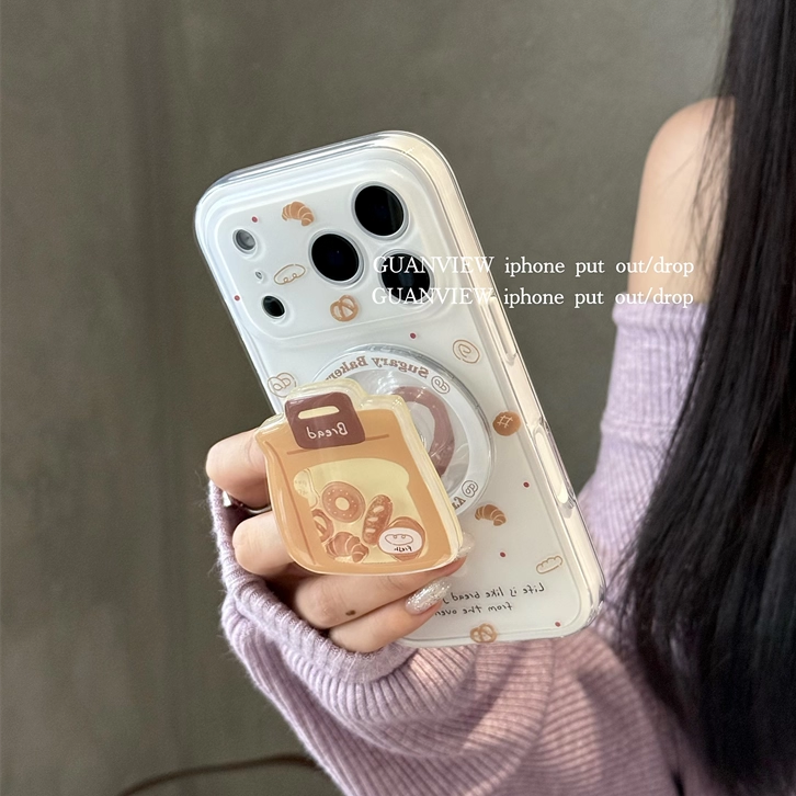 小众碱水结面包袋摇摇乐磁吸支架