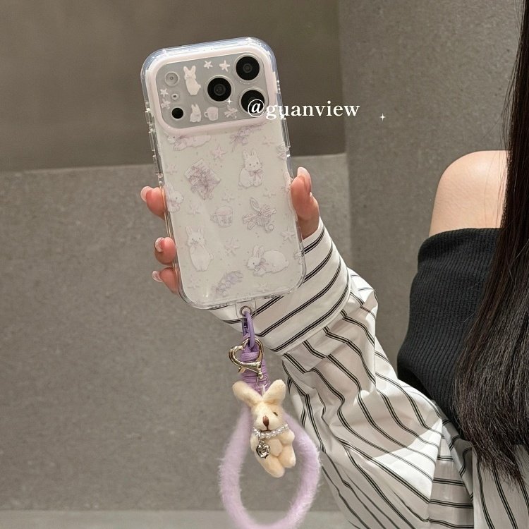 guanview ins温柔紫色星星蝴蝶结兔子适用iphone17promax苹果16pro手机壳15/14圆边硅胶13防摔17pro全包套软,3C数码配件,手机保护套/壳,淘宝优惠券,粉丝福利购,淘宝优惠卷