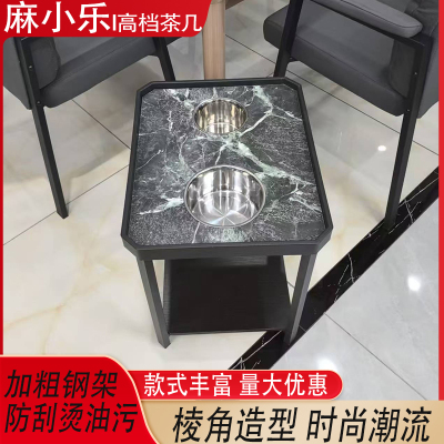 新品高档时尚造型麻将机岩板茶几