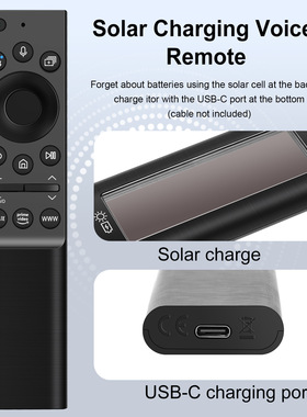 太阳能语音遥控器适用三星BN59-01357L 01363A 01363L 01357A英文