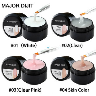 15g/Box Builder Gel White Clear Skin Color Fibre Glass Hard