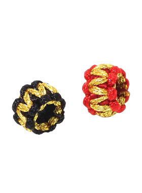 金线平结线圈璎珞圈配件菠萝扣diy手工编织红绳手链项链饰品配饰