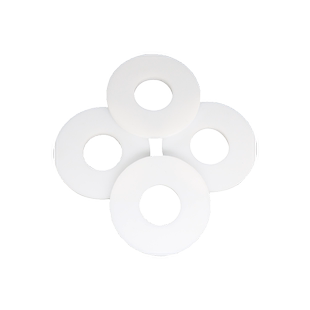 四氟垫片耐高温聚四氟乙烯垫片铁氟龙垫法兰垫PTFE密封圈加工定制