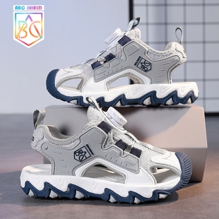 轻便防滑男女童防踢护趾休闲包头凉鞋 2025夏款 SHIELD儿童凉鞋 ABC