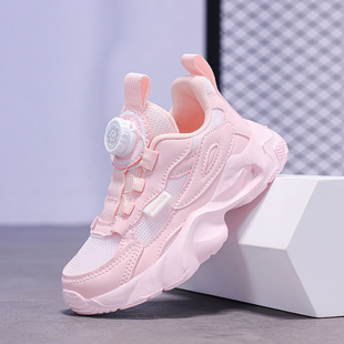 女孩软底轻便网面春秋儿童防臭跑步鞋 ABC king女童清仓甩卖运动鞋