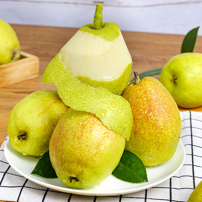 新疆库尔勒香梨5斤新鲜顺丰包邮