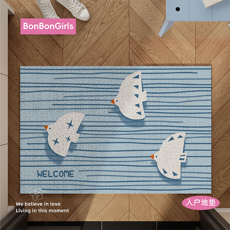北欧自由风入户地垫防滑耐脏除尘