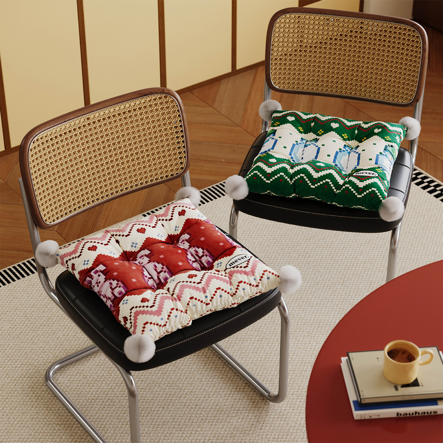 费尔岛圣诞坐垫防屁股痛办公室久坐神器学生凳子椅垫透气四季通用,居家布艺,椅垫,淘宝优惠券,粉丝福利购,淘宝优惠卷