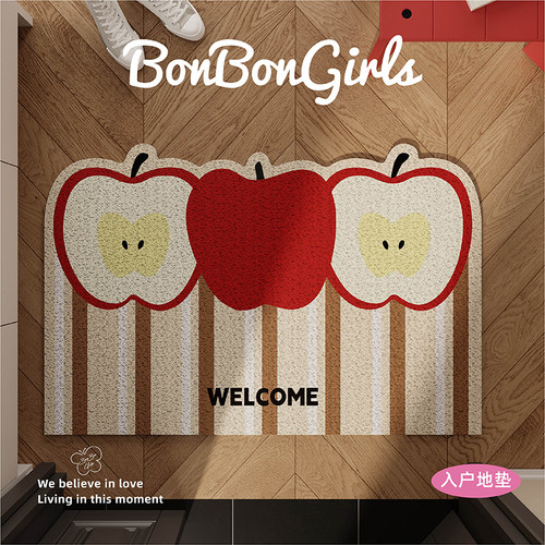 青苹果绿色地垫入户门垫定制地毯