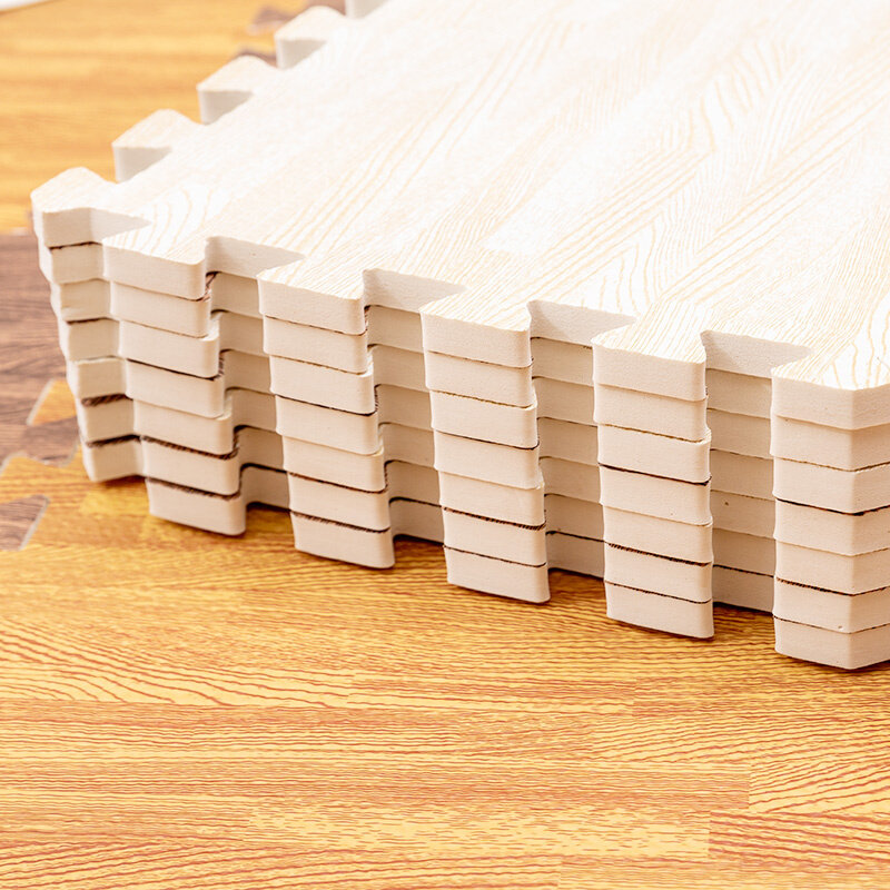 木纹泡沫地垫拼接儿童加厚爬行垫家用大号拼图海绵垫卧室铺地板垫