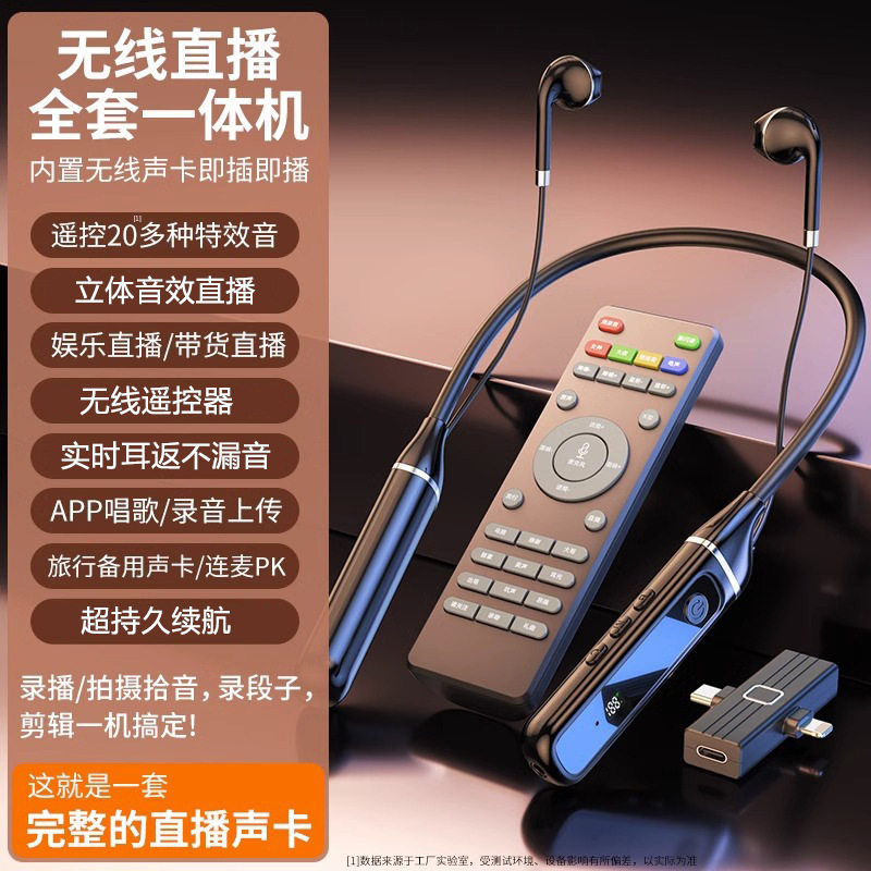 2025无线直播话筒耳机声