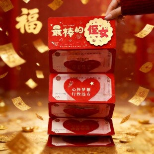 送侄女的红包26年新款马年压岁包可爱春节个性成人礼过年卡位创意