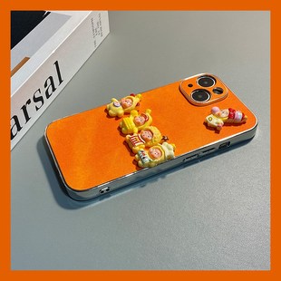iq00 可爱星星人公仔适用vivoiqoo15手机壳iqooz10turbo 立体爱酷13橙色12呆萌z9x简约z8挂绳z7i软u5十u3x