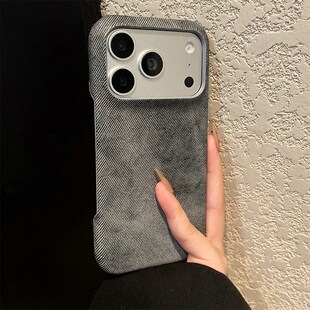 水墨晕染牛仔纹适用三星a91手机壳a90黑色a82简约a81磨砂a80复古a71仿皮a60新款软a56/a55/a53/a52s/a51/a50s