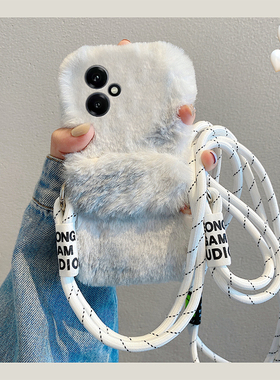 水墨晕染拼色适用华为荣耀400pro手机壳300ultra立体200lite背夹100秋冬季90毛绒80se斜挎x70i/x60i+十50保暖