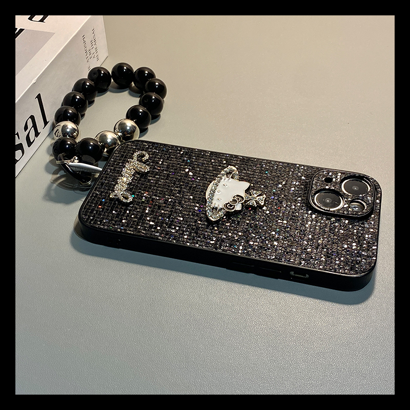钻石星球kt猫适用vivoy500手机壳y300pro水钻y200i亮片y100挂链y78+闪片y77e卡通y76s绒布u3x十z5/y30软vivo