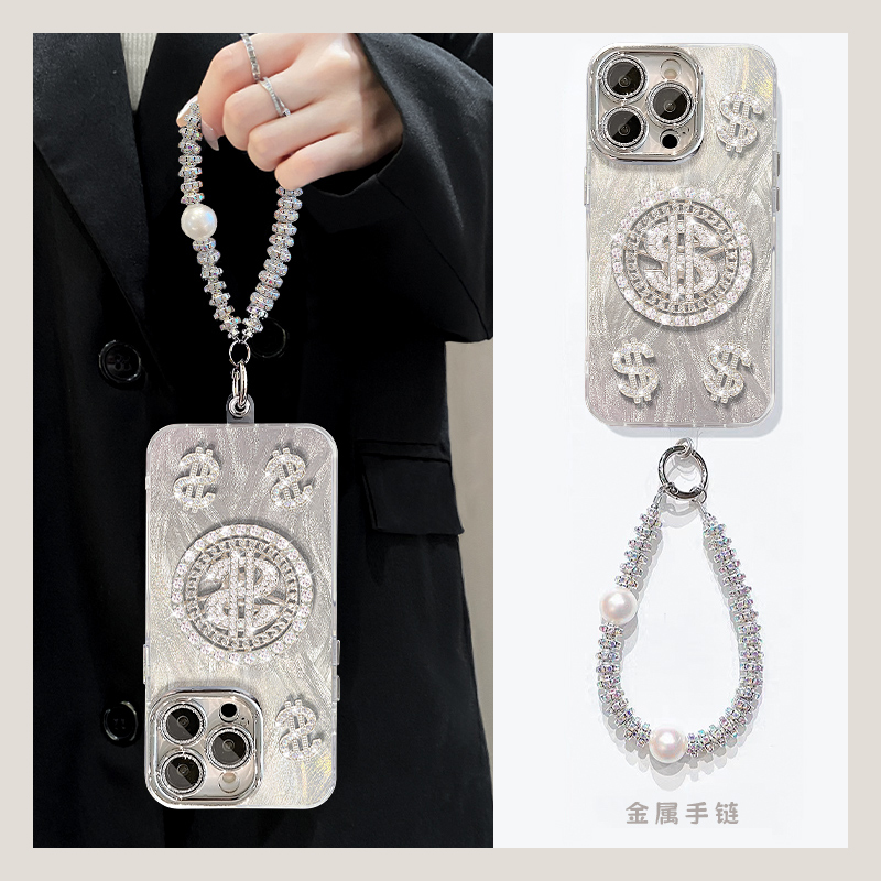 水钻美金可旋转适用oppofindx8pro手机壳fondx7ultra立体x6por高级感x5潮牌k12x挂链k11羽纱0ppo手提硅胶软壳