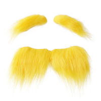 The new cartoon beard costume prop of Yellow Old Reese, a funny and creative beard for parties and balls thumbnail 7