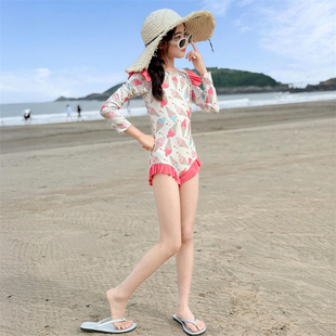 女童海邊泳衣新款 潮寶女生夏日潮款 潮流韓版 潮服百搭 小眾親膚夏季