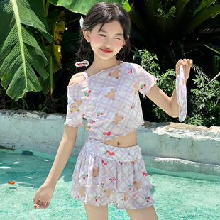 夏天親膚夏潮穿搭服飾精致夏款 2025小眾 夏裝 泳衣女夏海邊兒童韓版