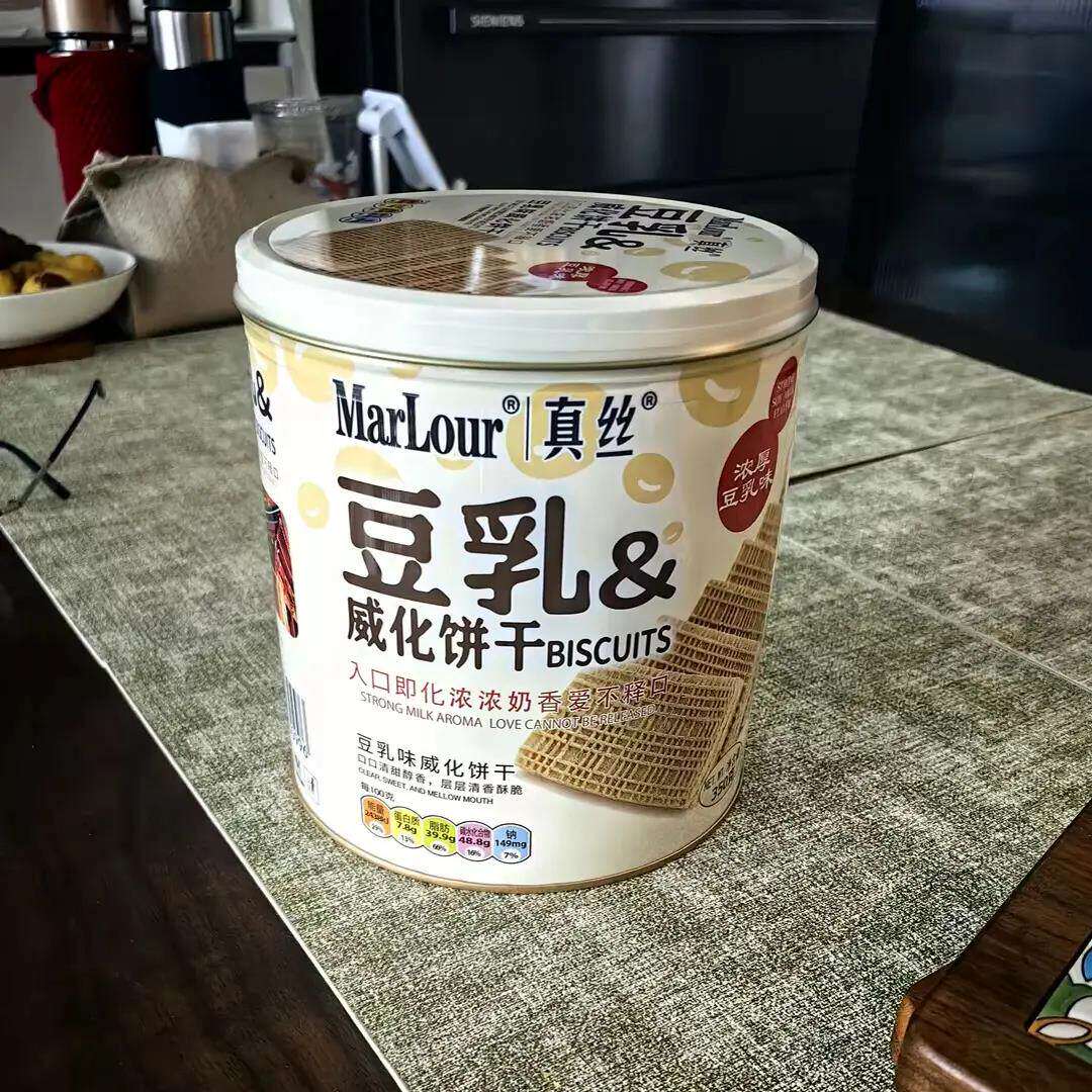 宝路真丝豆乳威化饼干办公室解馋小吃休闲宿舍小零食早餐食品