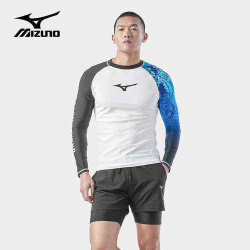 高效防晒美津浓男士泳衣印花系列