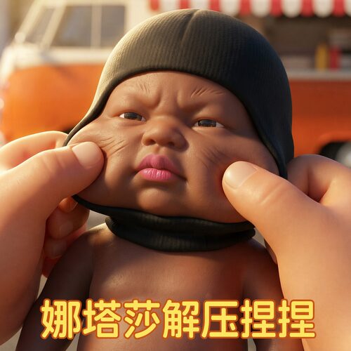 【爆款】黑人娜塔莎解压捏捏乐