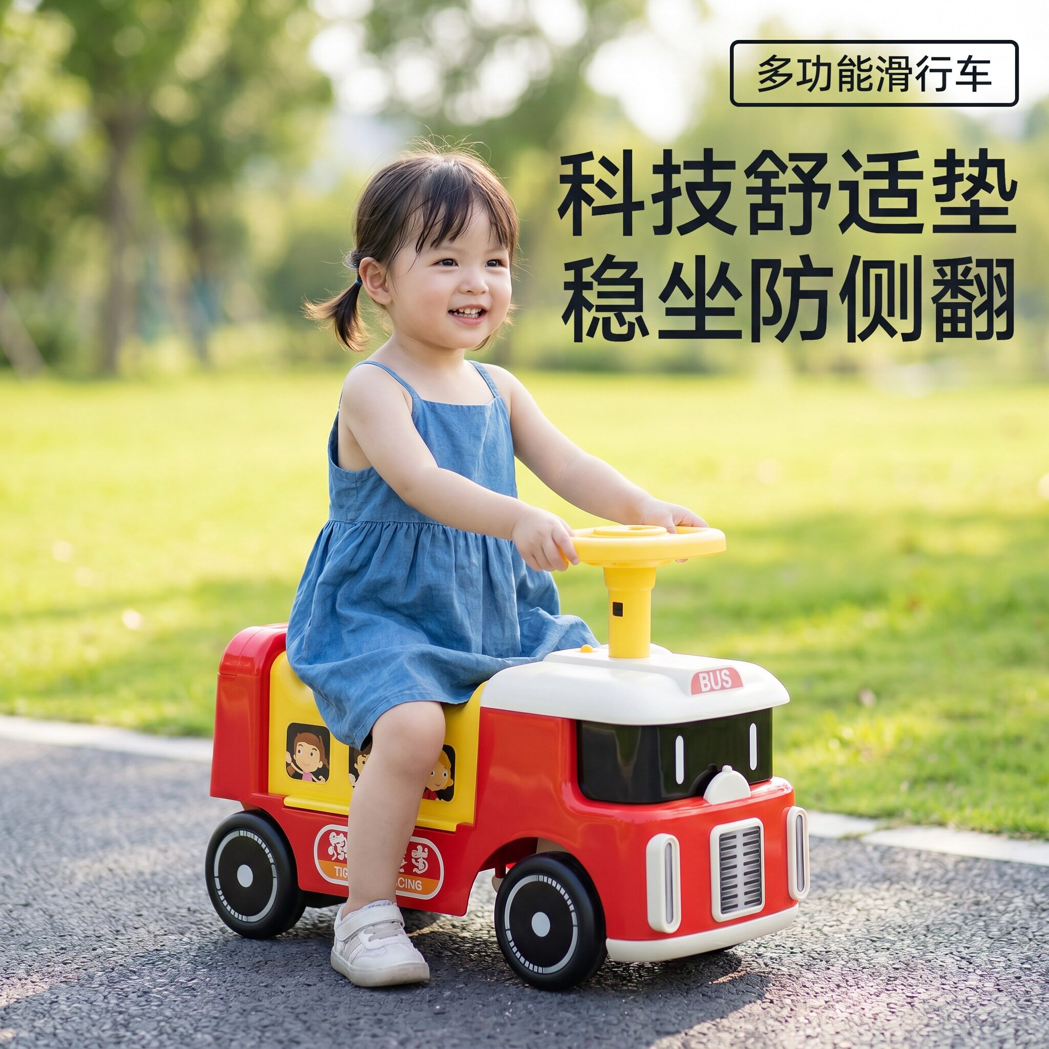 儿童生日礼物学步扭扭车滑行玩具