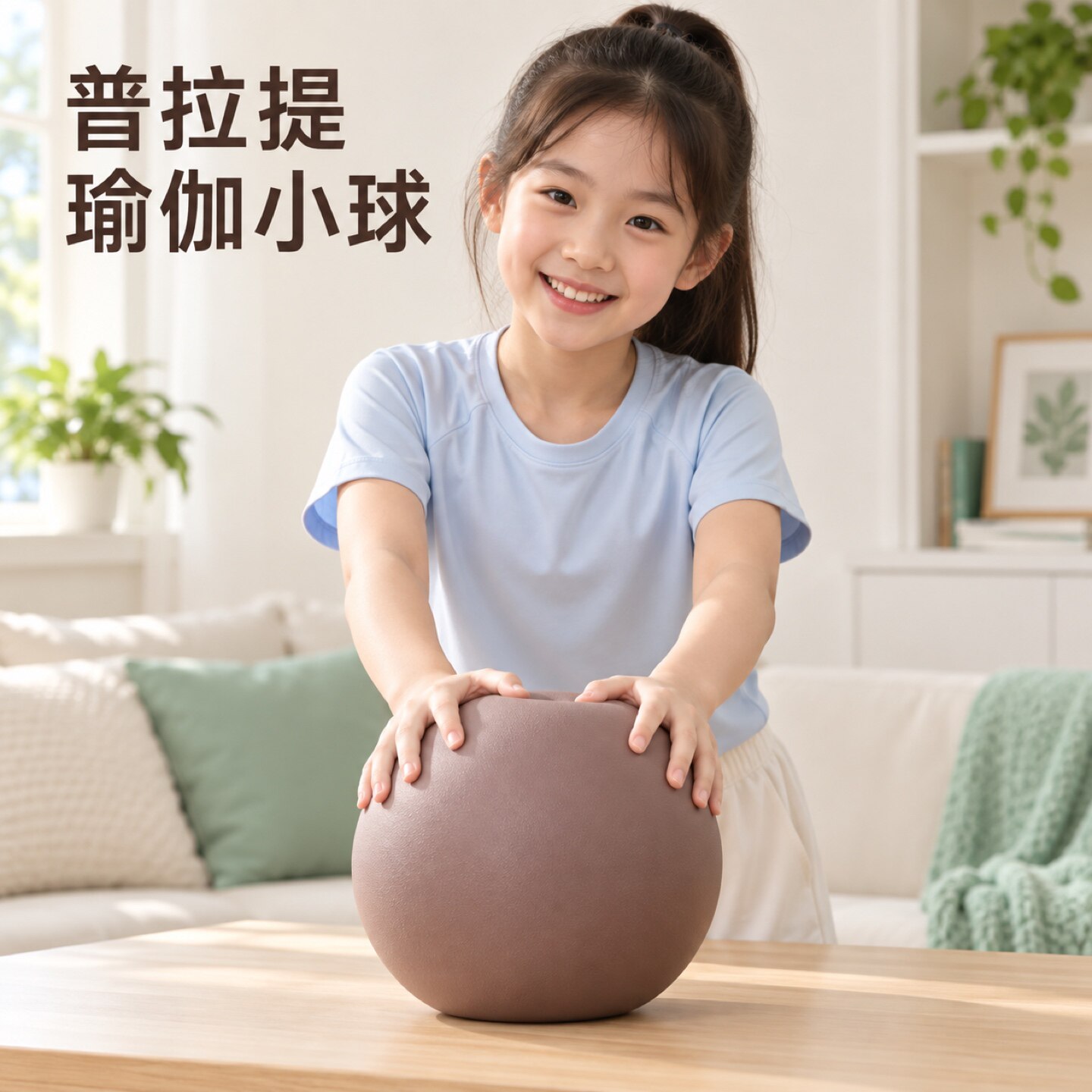 儿童普拉提瑜伽小球加厚防爆