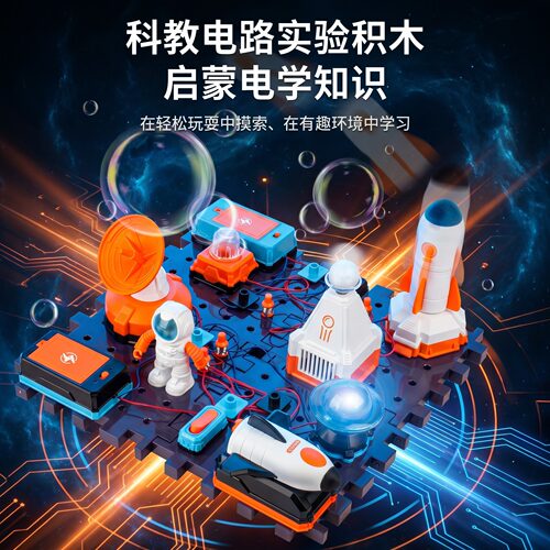 AI编程电路实验益智玩具