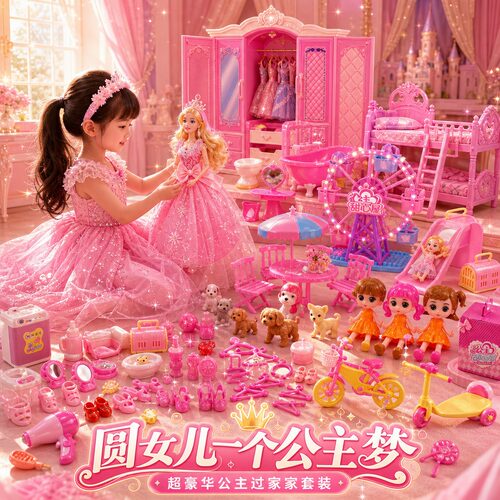 快看！女孩喜欢的芭比娃娃