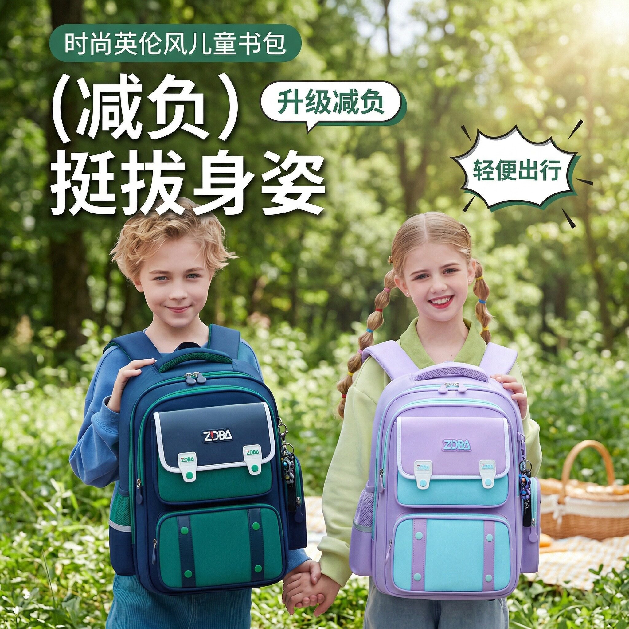 减压减负陪伴成长立体包型