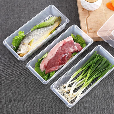 Refrigerator crisper box, storage box with lid can be water