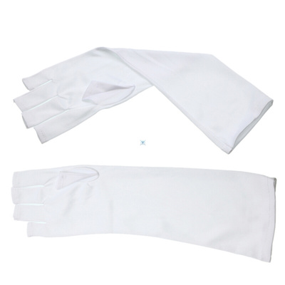 1Pair Anti UV Radiation Protection Nail Gloves LED Lamp Nail