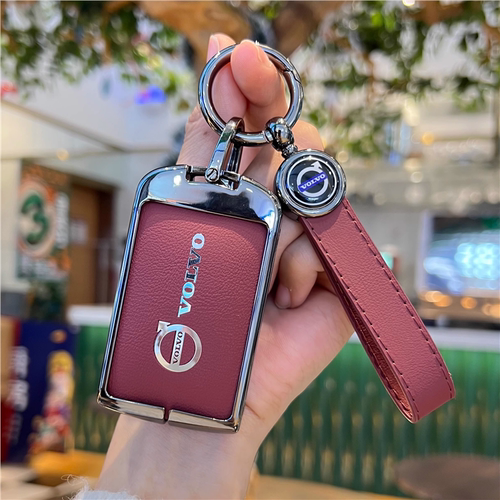 沃尔s60钥匙套90专用XC60真皮壳