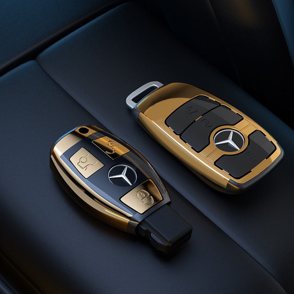 适用于奔驰g500钥匙套amg g63/g350/gle350/450/gls450高档包扣男